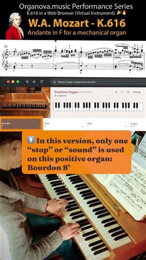 Mozart’s One‑Manual Organ Piece: K.616 Main Theme
