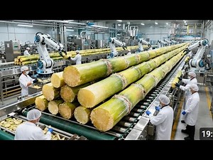 Inside a Modern Cane Sugar Factory From Fresh Sugarcane to Pure Crystal Sugar (Full Process)