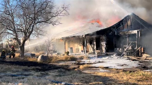 CCFD responded with NCESD 1 on a reported structure fire today. On arrival the initial crews reported heavy fire involvement throughout the structure. A defensive strategy was implemented and fire crews set up hoselines and aerial master streams to assist with extinguishment. A grass fire was also started due to the embers from this fire and crews were able to quickly contain the fire before it got large. Great coordination by all crews involved to quickly bring the fire under control. #CCFD #Co