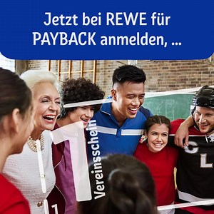 Scheine-Sammler aufgepasst! 🔊 Mit deiner PAYBACK Anmeldung bei REWE sicherst du dir jetzt drei gratis Vereinsscheine. Danach kannst du bei jedem Einkauf PAYBACK Punkte sammeln! 🛒💙 | REWE