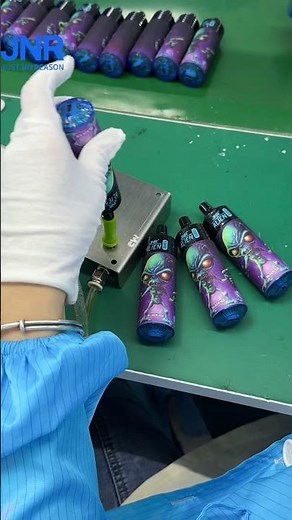 Unveiling 'JNR ALIEN': The Making of a Futuristic E-Cigarette | 10000 PUFFS