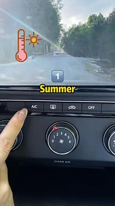 Car 🚗 settings for Different weather ☁️ 🌡️. #Parking #driver #drivinglessons #carknowledge | Driving Hacks