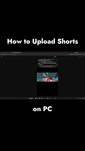 How to ACTUALLY Upload a Short on PC
