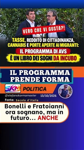 Il programma elettorale di Bonelli e Fratoianni (AVS)
