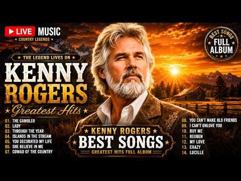 Kenny Rogers Greatest Hits ❤️ Full Album Collection | Timeless Country Classics 2026