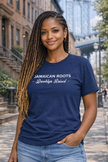 Jamaican Roots Brooklyn Raised Tee - Etsy