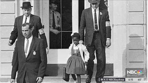 Ruby Bridges Day was celebrated Friday across the nation to honor the young girl in Louisiana whose bravery ultimately helped end school segregation. Damian Trujillo reports. http://nbcbay.com/GB0rV6E | NBC Bay Area