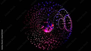 16 seconds of DJ visualizer globes rotating in black background hd video 1920 1080 animation design, animated