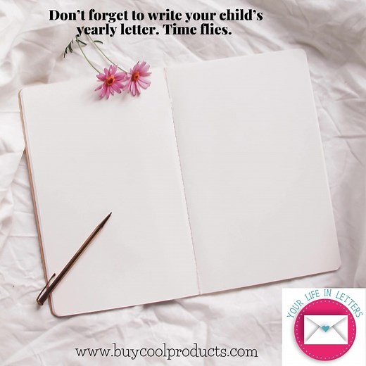 Don't forget to write your letter! Time flies! #yourlifeinletters #womanownedbusiness #entrepreneur #invention | Your Life in Letters