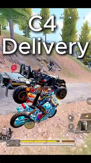 C4 Delivery 😸😂 #codmobile #callofdutymobile #codm