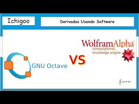 Derivadas en GNU Octave y Wolfram Alpha