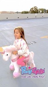 PonyCycle® is a kid-powered ride-on toy which rides like a real pony. It encourages children to play more, less screen, unleash the fun with PonyCycle®. From realistic pony to vivid unicorn, playtime can be cool and fancy. | PonyCycle
