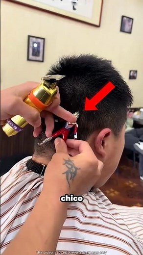 The boy wanted to do a Superman hairstyle on his hair 😂 #shorts