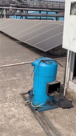 Air cooled condensing unit vacuuming process | accu freon change process#trending #viral #ytshorts