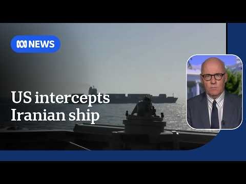 US Navy seizes Iranian cargo ship near Strait of Hormuz as peace talks in limbo | ABC NEWS