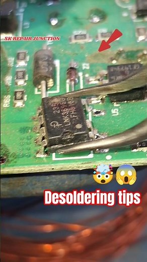 Desoldering Tips & Tricks: How to Remove Components Like a Pro #shorts #diy #electronic #video #ev