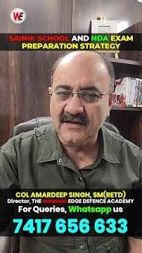 Sainik School Exam Preparation Strategy 2026 | NDA Exam Preparation Strategy 2026