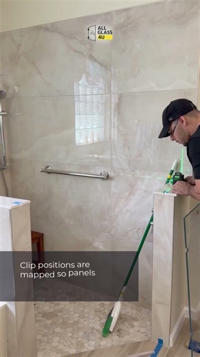 Getting the angles to feel natural in a neo angle shower takes planning that most people never see