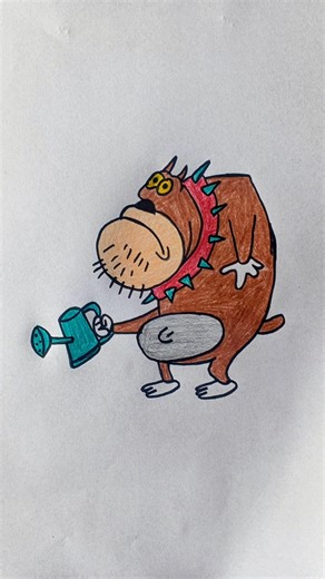 How to draw BoB from Oggy and the Cockroaches #bob #drawing #shorts