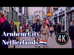 Arnhem City, Netherlands / Tour in Arnhem in Niederlande 4k