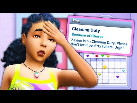 SET UP CHORES FOR YOUR SIMS⏰ // THE SIMS 4 | MOD REVIEW