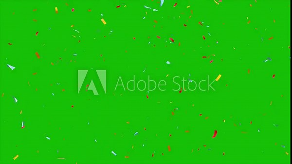 confetti explosion with alpha channel. Falling golden confetti on green screen background. Flying golden confetti 4K with Alpha channel. Gold Confetti Particles with luma Matte Channel.