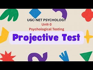 Five classification of projective tests or techniques