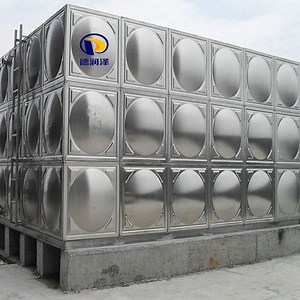 [Hot Item] Stainless Steel Ss Square Water Storage Tank Insulated Sectional Steel Water Tank