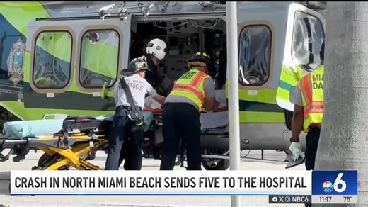 Miami-Dade Fire Rescue on Instagram: "On Jan. 25 at 2:26 p.m., Miami-Dade Fire Rescue (#MDFR) crews responded to a traffic incident resulting in a Level One Mass Casualty Incident (MCI) near NE 163rd Street and NE 34th Avenue. Responding C-shift units: ARN, B01, E10, L22, R10, R19, R33, R78. Courtesy: @NBC6"