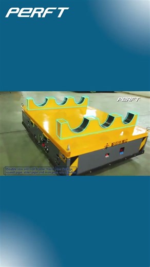 Struggling to Transport Long Pipes Without Rolling? Wave-Deck Cart Ensures Secure & Stable Handling!