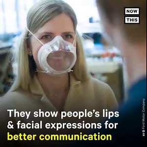 135K views · 1.1K reactions | Ford developed transparent and reusable respirator masks for health care workers and people who are hard of hearing | NowThis | Facebook