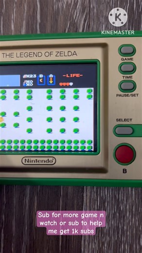 ZELDA game N watch show case.