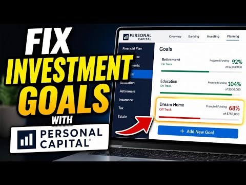 How to fix Investment Goals with Personal Capital - Quick Tutorial