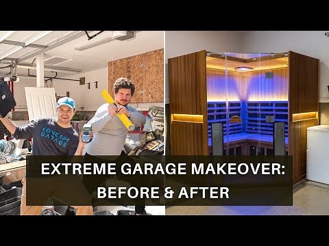 Extreme Garage Makeover Before & After: Custom Sauna