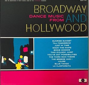 The Roper Dance Orchestra - Dance Music From Broadway And Hollywood