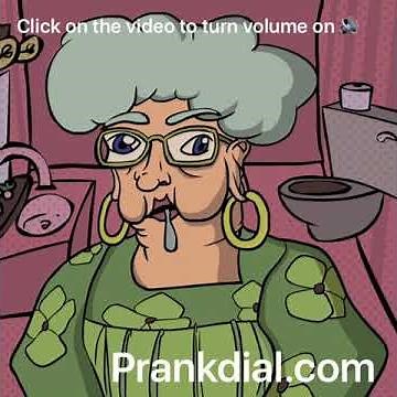 Old lady needing toilet paper prank call
