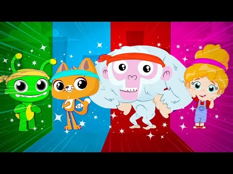 Groovy The Martian sings "My Name Is" with his friends SuperZoo Team
