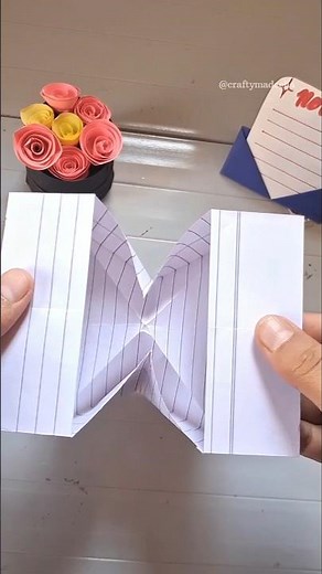 No Glue Paper Trash Box ♻️✨️ #diy #artscraft #handmade