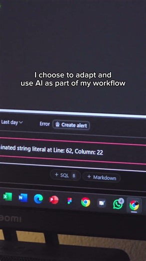 So you're saying I spent years learning to code just to get replaced by AI?? No, I adapt instead 🥴