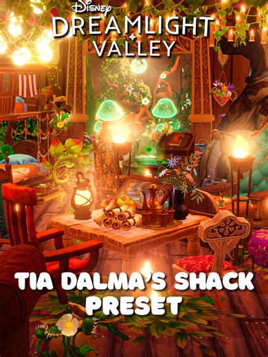 Tia Dalma's Shack Preset for Disney Dreamlight Valley (12x12)