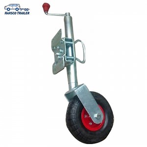 [Hot Item] 500lbs swivel mount Trailer Jack Jockey Wheel With pneumatic wheel