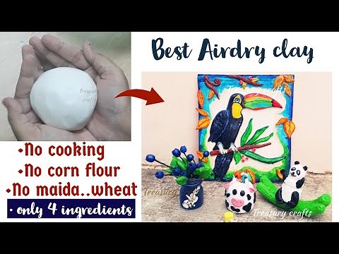 Best homemade air dry clay no cook|homemade air dry clay without cornstarch|air dry clay tips
