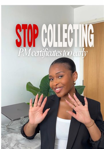 Everyone asks me: “Which PM courses should I take?” But the better question is: when should you take them? So many people rush to collect certificates thinking it will make them a project manager, when the truth is that experience is the only thing that makes the certificate valuable! If you’re trying to break into project management save this for later. #projectmanagement #career #learnontiktok #fyp