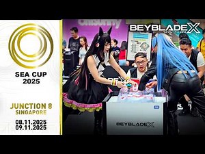【公式G1大会】Beyblade X SEA Cup 2025 | National Championship Singapore + Top 4 Final Battles