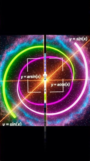 Les fonctions trigonométriques réciproques : ARCsin, ARCcos, ARCtan #trigonometry #maths #function