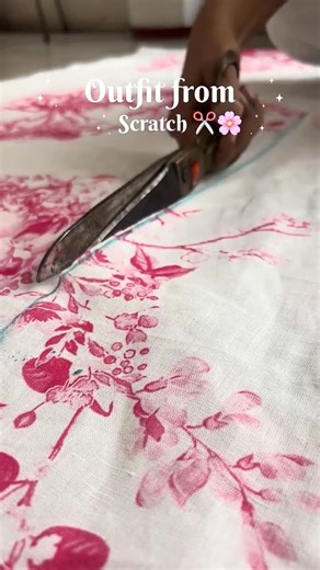 kanika chahal 🦋🦋 on Instagram: "✨ DIY Designer Co-Ord Set | Top and Pant Cutting & Stitching Tutorial | #krishnafashion27#viralvideo#reels#sewing#fashiondesigner"