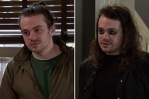 Coronation Street fans left 'spitting their tea out' at Seb goth makeover