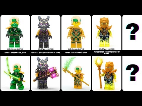 Roblox STEALS ALL Lego NINJAGO: Crystalized Characters! | Comparison
