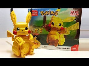 Mega Construx Jumbo Pikachu Build