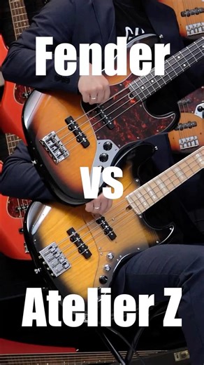 Fender vs Atelier Z #Shorts #bass これは、すごい戦いだ。